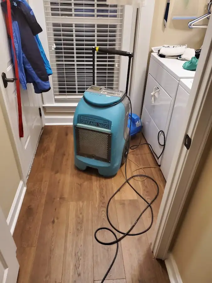 Commercial dehumidifier deployed for Flood Damage Cleanup in Tuskegee